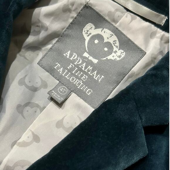 Appaman Seaport Blue Velour Mod Suit - Picture 5 of 12